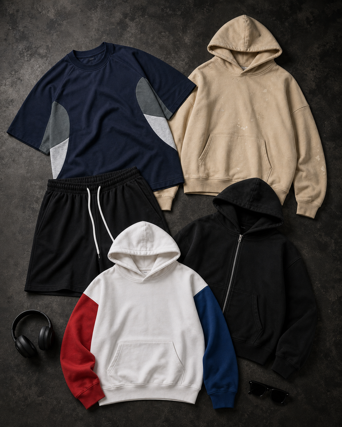 Zurik lookbook flatlay